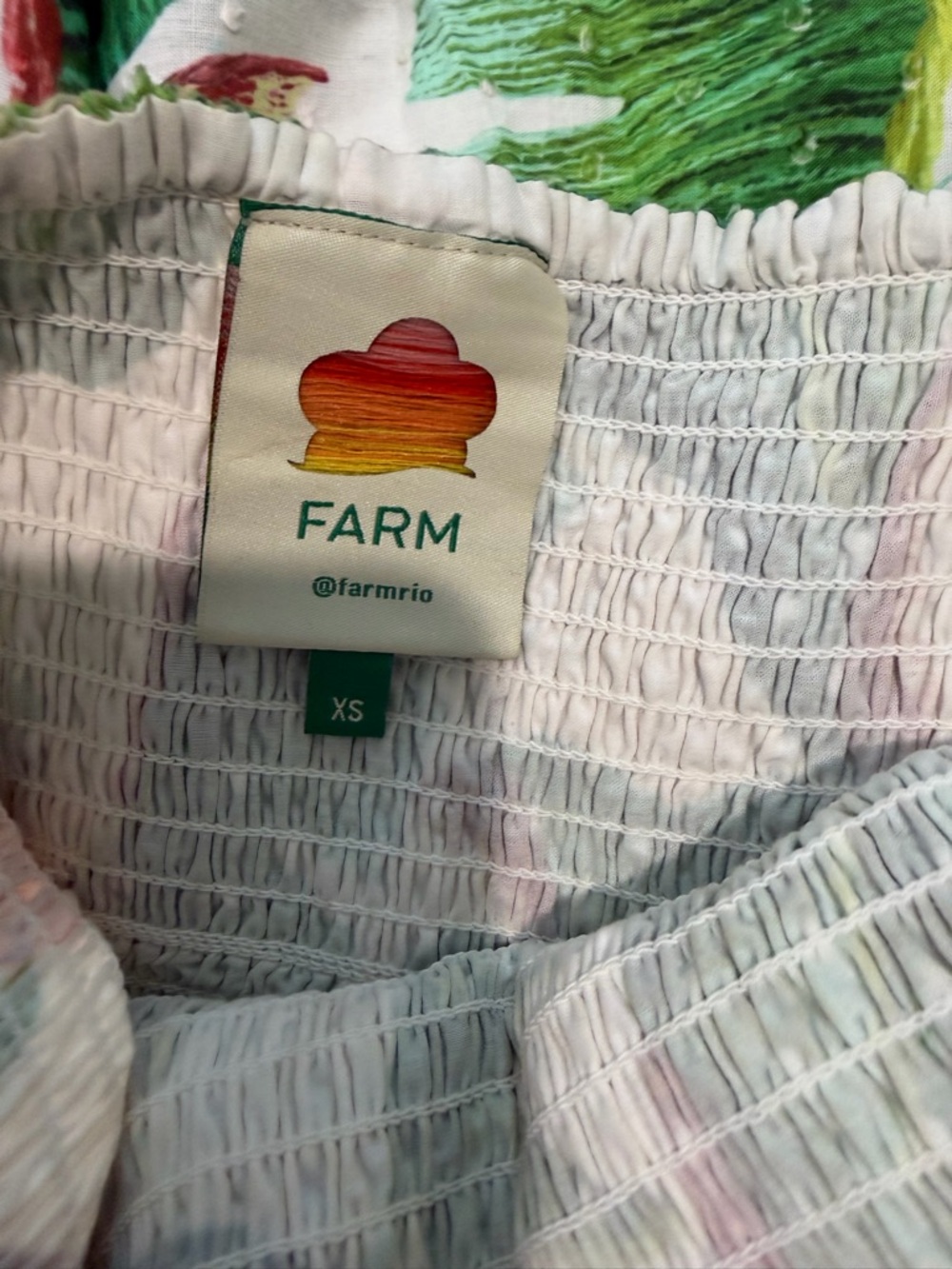 Farm Rio Forest Palm Midi Dress XS - Picture 11 of 11